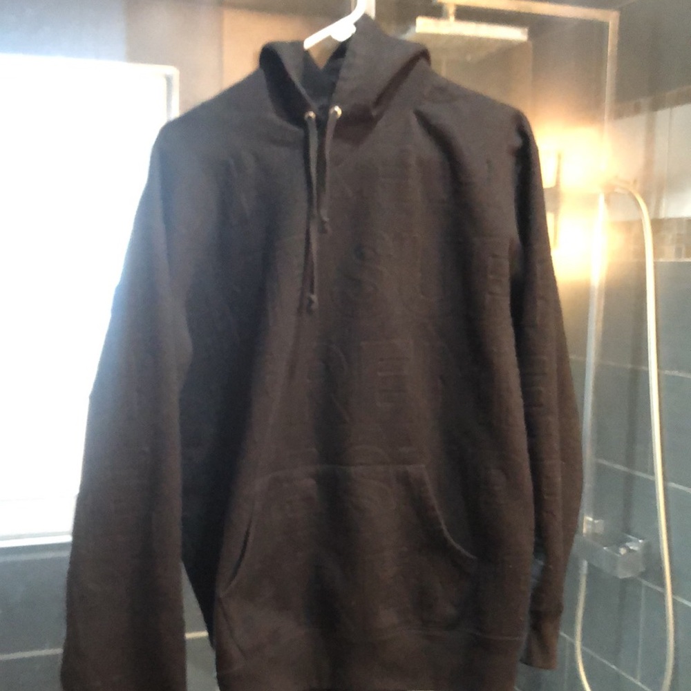 Supreme Embossed Black Hoodie